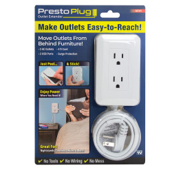 TOMACORRIENTE MÚLTIPLE PRESTO PLUG