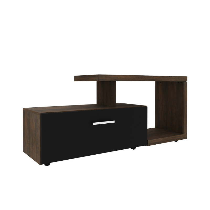 MUEBLE PARA TV VERINO RÚSTICO-NEGRO BONNO