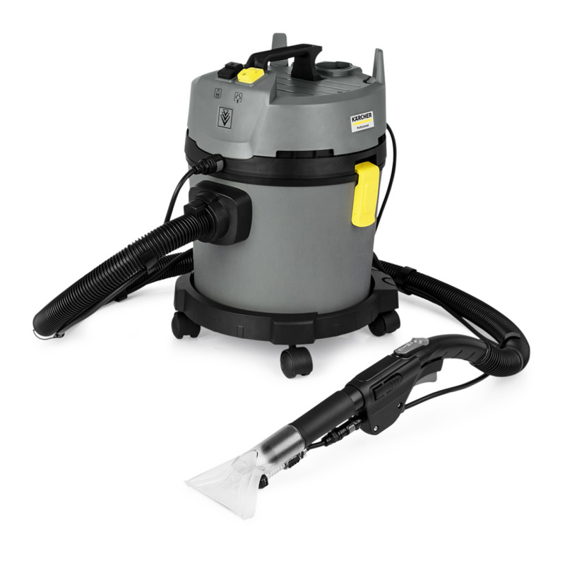 LAVADORA ASPIRADORA KARCHER PUZZI + LIMPIADOR A VAPOR KARCHER SC3