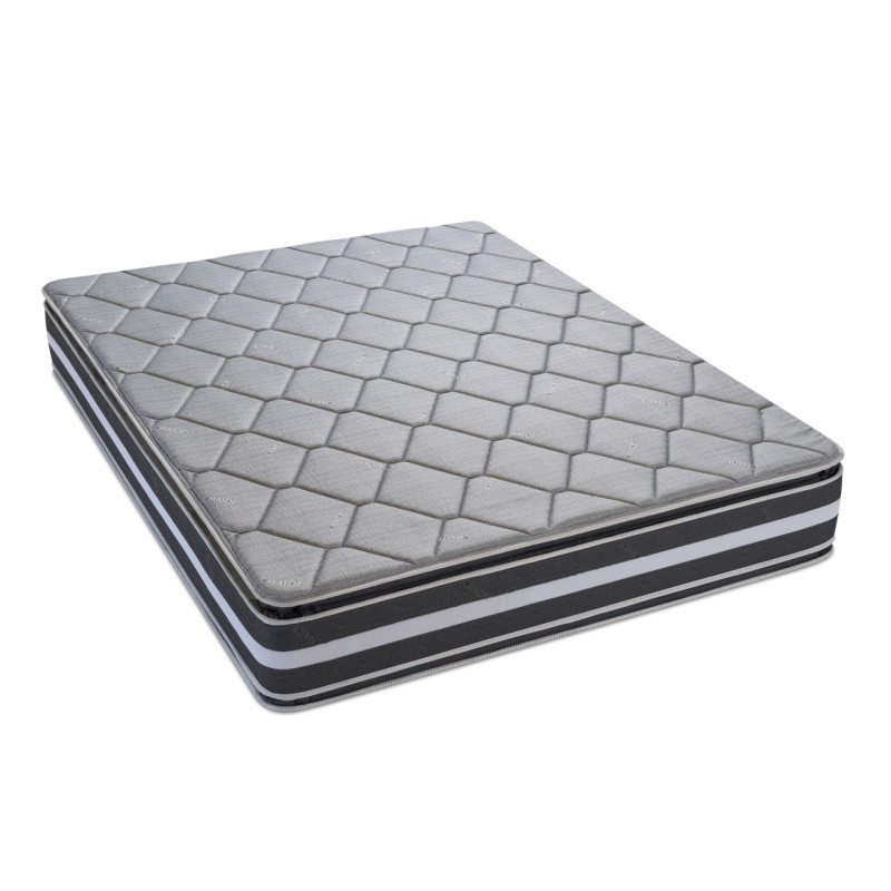 COLCHÓN 2 PLAZAS CHAIDE CONTINENTAL PILLOW TOP GRIS