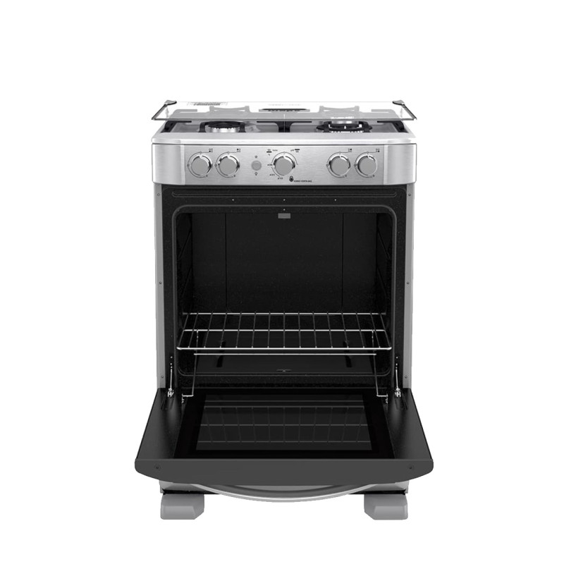 COCINA A GAS 4 Q CON GRILL MABE EM6060FX2 