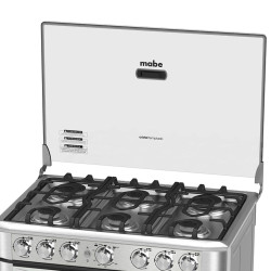 COCINA A GAS 6 Q CON GRILL MABE EM7630FX0