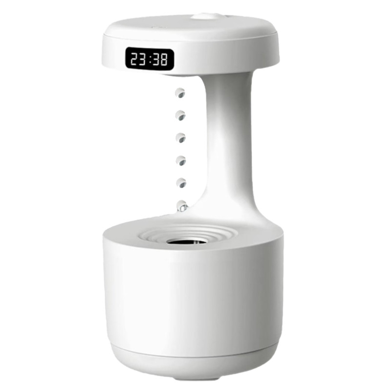 HUMIDIFICADOR ANTIGRAVEDAD CON RELOJ  