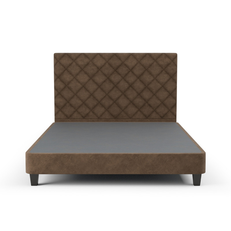 CAMA CHAIDE CRETA STONE COBRE 1.5 PLAZAS