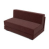 SOFÁ CAMA CHAIDE FOAM ARGO TERRACOTA 1.5 PLAZAS