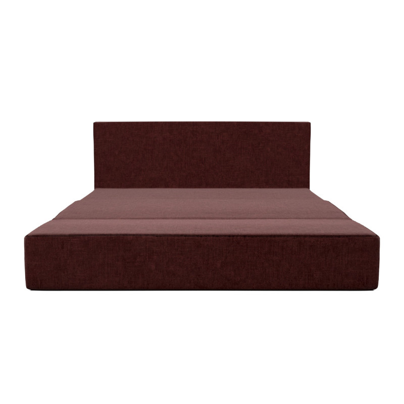 SOFÁ CAMA CHAIDE FOAM ARGO TERRACOTA 1.5 PLAZAS