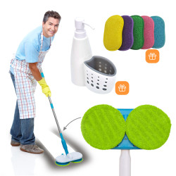 -CATÁLOGO- 10% DE DESCUENTO TRAPEADOR RECARGABLE HURRICANE FLOATING MOP 