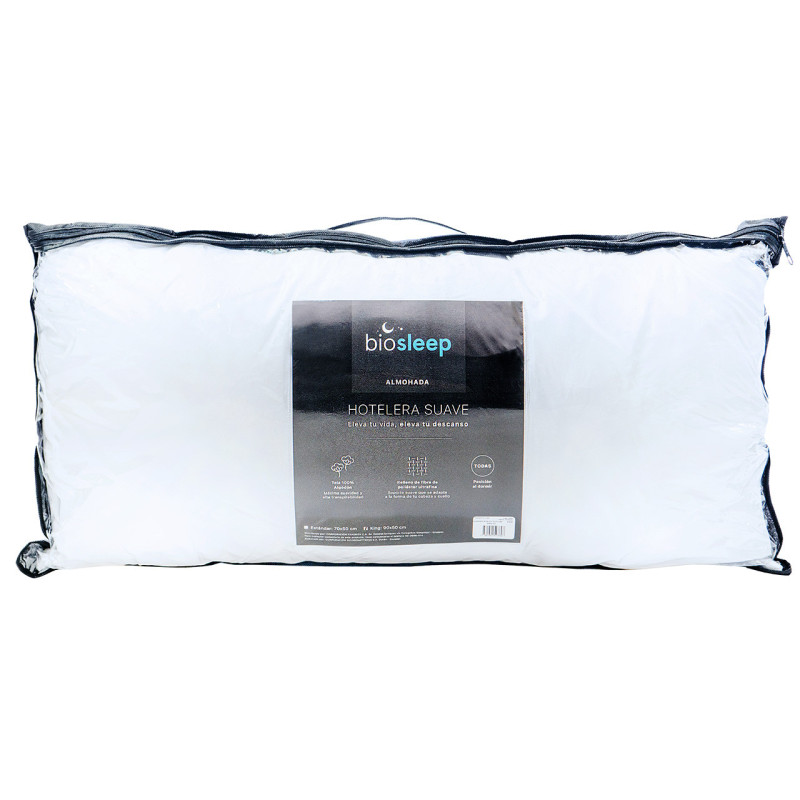 ALMOHADA HOTELERA SUAVE BIOSLEEP 90X50 CM