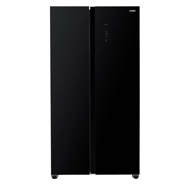 REFRIGERADOR SIDE BY SIDE 631 LITROS MABE MSL631LKLNG0 COLOR BLACK GLASS