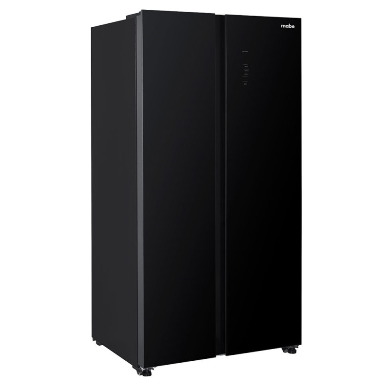 REFRIGERADOR SIDE BY SIDE 631 LITROS MABE MSL631LKLNG0 COLOR BLACK GLASS