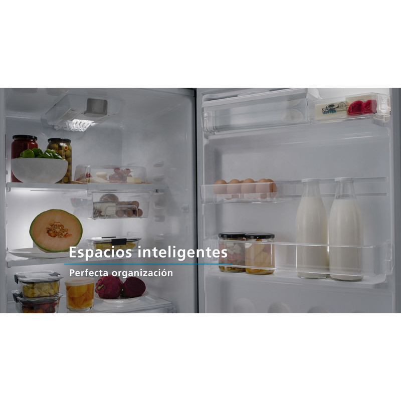 REFRIGERADOR SIDE BY SIDE 631 LITROS MABE MSL631LKLNG0 COLOR BLACK GLASS