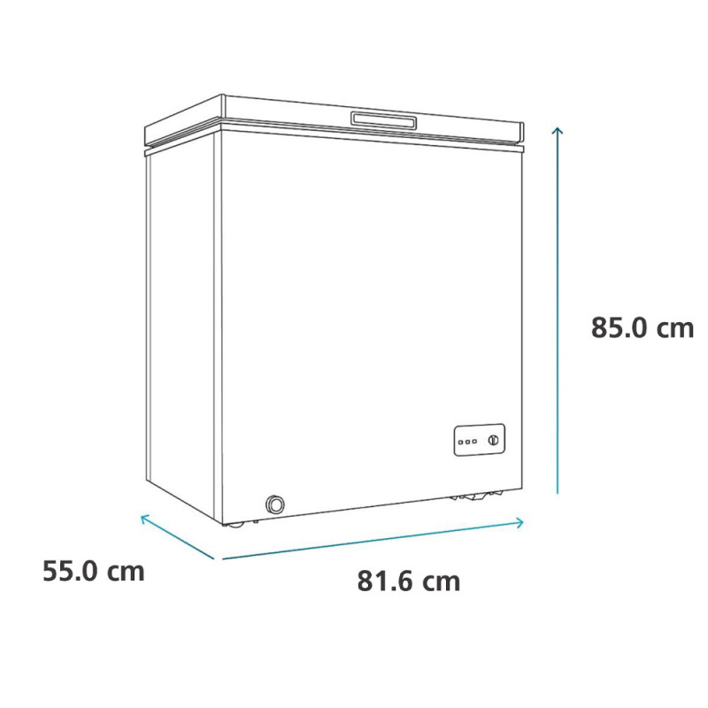 CONGELADOR 188 LITROS MABE ALASKA200B5 BLANCO