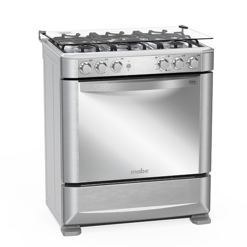 COCINA 76 CM, 5 QUEMADORES MABE EM7625FX0 INOX