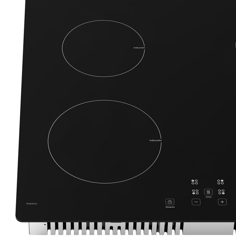 ENCIMERA DE INDUCCION 60 CM 4 QUEMADORES PM64IV0 CON CONTROL DIGITAL TOUCH