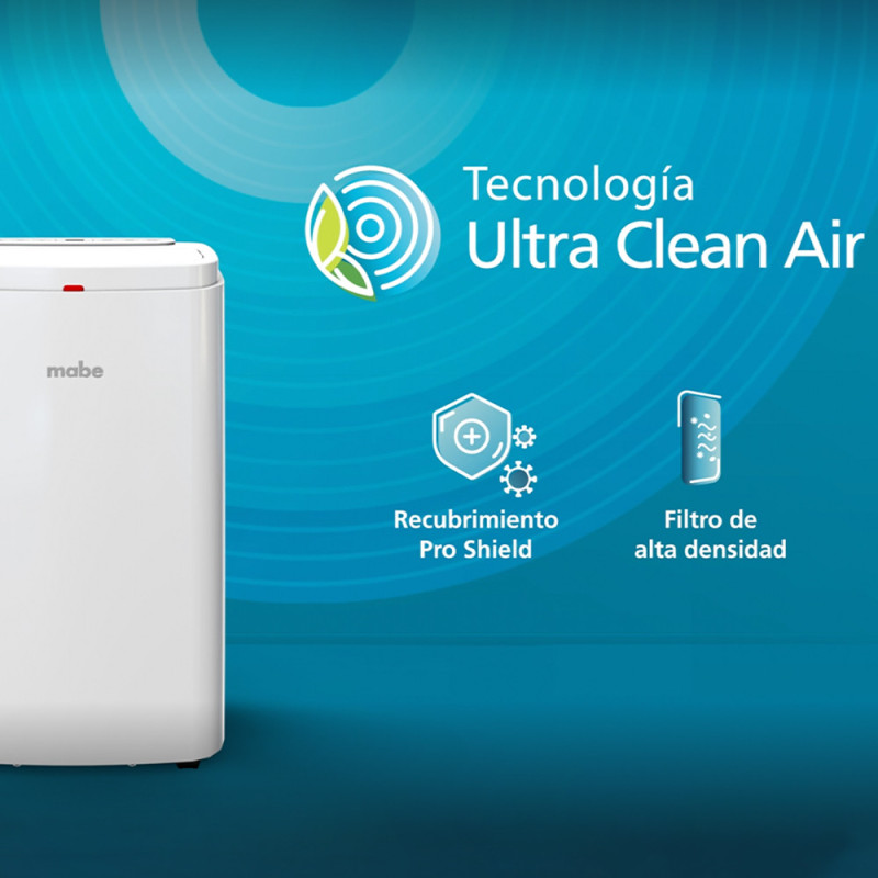 AIRE ACONDICIONADO PORTÁTIL 12000 BTU MABE PTM12CABWJM2 BLANCO