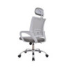 SILLA DE OFICINA CON CABECERO BONNO ATLANTIS GRIS XJ