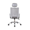 SILLA DE OFICINA CON CABECERO BONNO ATLANTIS GRIS XJ