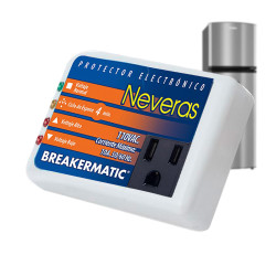 10% DE DESCUENTO PROTECTOR DE VOLTAJE PARA NEVERAS DIGITALES BREAKERMATIC PME110