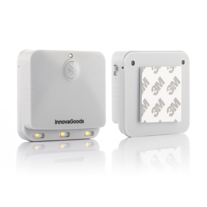 LUZ LED CON SENSOR DE MOVIMIENTO X 2 INNOVAGOODS  V0103581