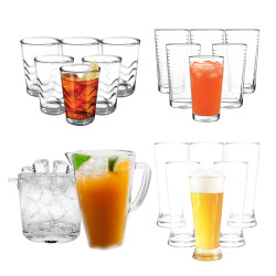 PROMOCIÓN JUEGO 18 VASOS+HIELERA 1 L+JARRA 1.5 L