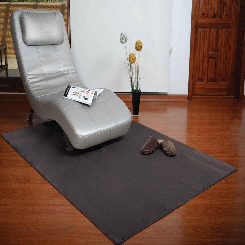 ALFOMBRA PARA DORMITORIO 120 x 67 CM MODERTEX FLANNEL GRIS OSCURO