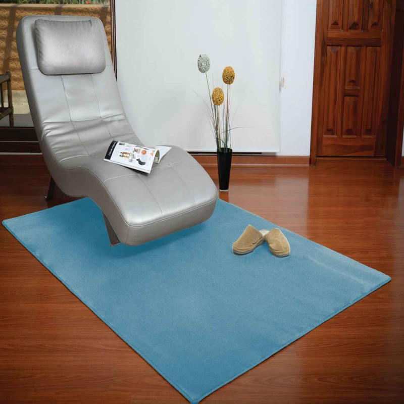 ALFOMBRA PARA DORMITORIO 120 x 67 CM MODERTEX FLANNEL TURQUESA