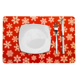 INDIVIDUAL DE MESA FREEHOME SNOW FLAKES J2082